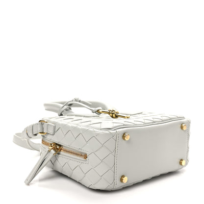 Bottega Veneta Lambskin Intrecciato Small Getaway Agate Grey 4 of 9