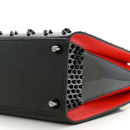 Christian Louboutin Calfskin Spikes Loubinthesky Medium Paloma Black 9 of 10
