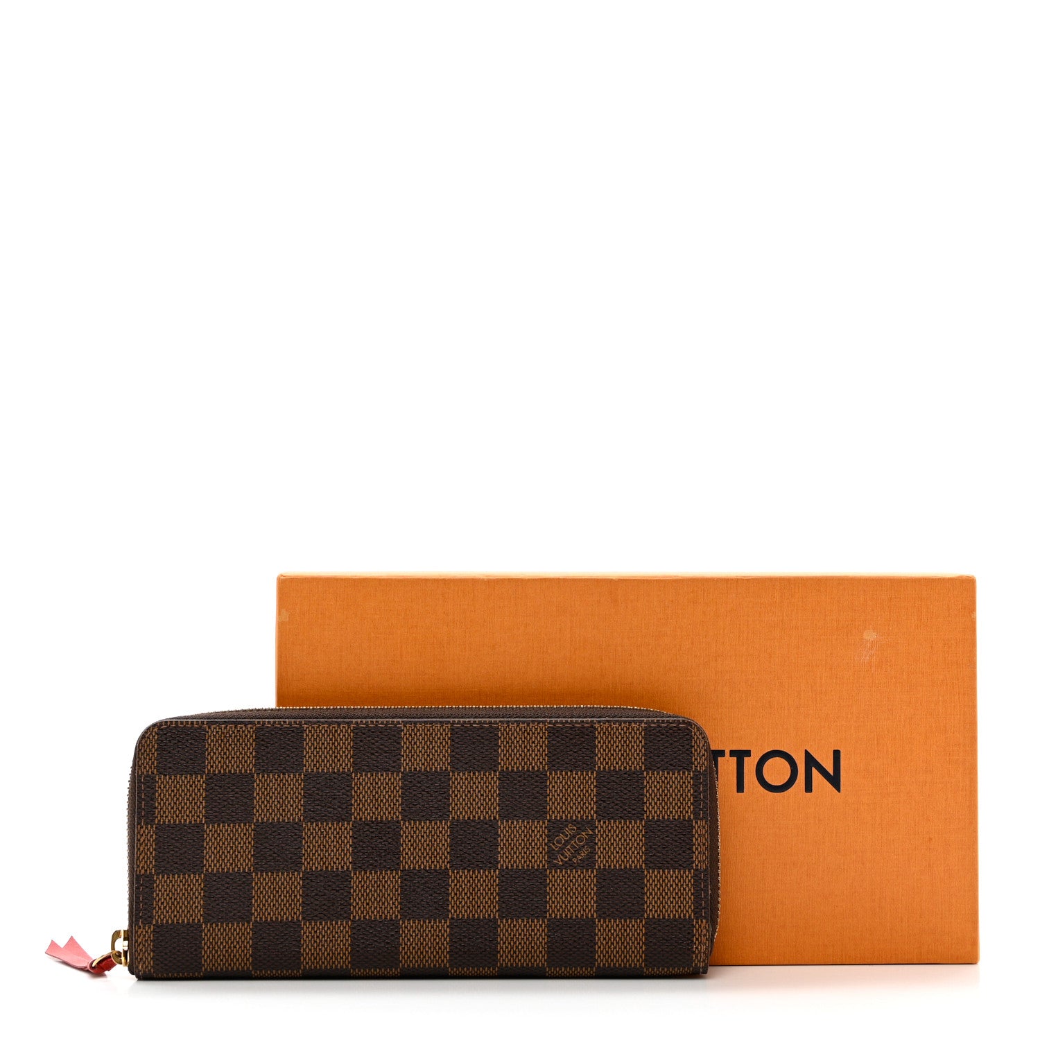 Louis Vuitton Damier Ebene Clemence Wallet Cherry 7 of 7