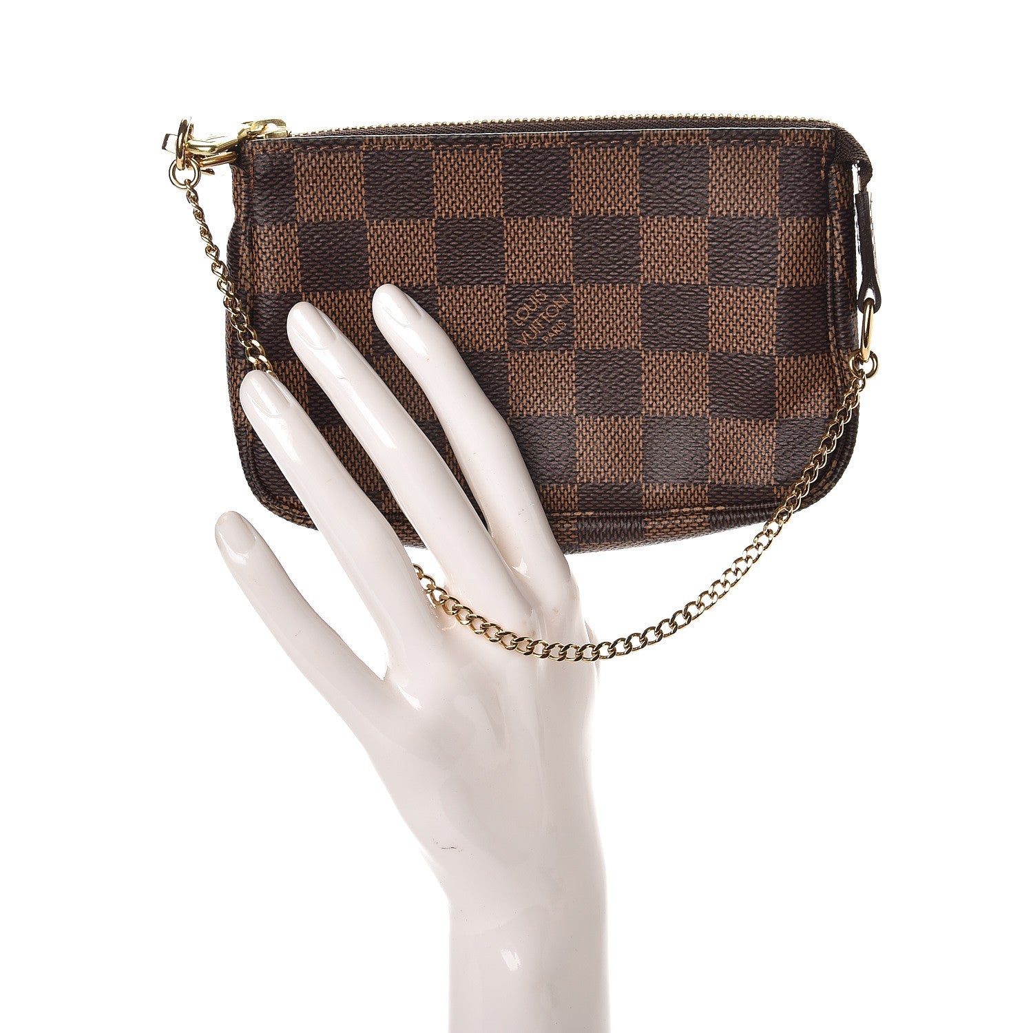 Louis Vuitton Damier Ebene Mini Pochette Accessories 2 of 8