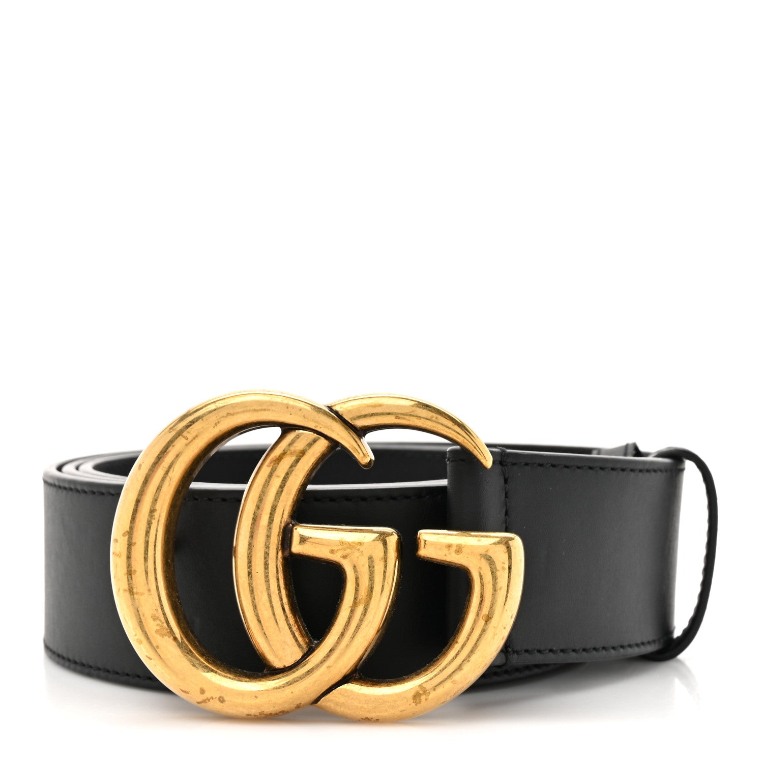 Gucci Calfskin Double G 40mm Belt 105 42 Black 1 of 4