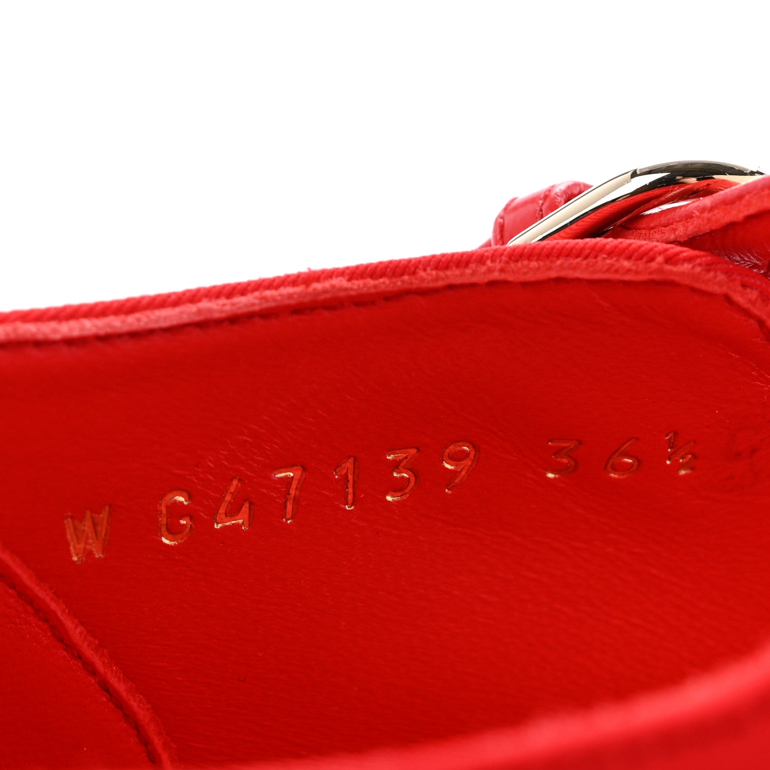 Chanel Mixed Fibers Rubber Cap Toe CC Coco Beach Mary Jane Sneakers 36.5 Red Black 9 of 11