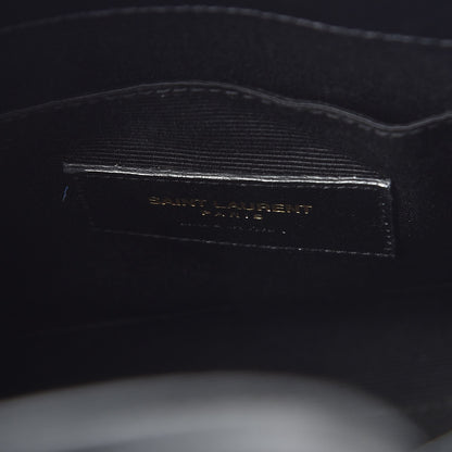 Saint Laurent Calfskin Bi-Color Nano Sac De Jour Porcellana Black 6 of 7