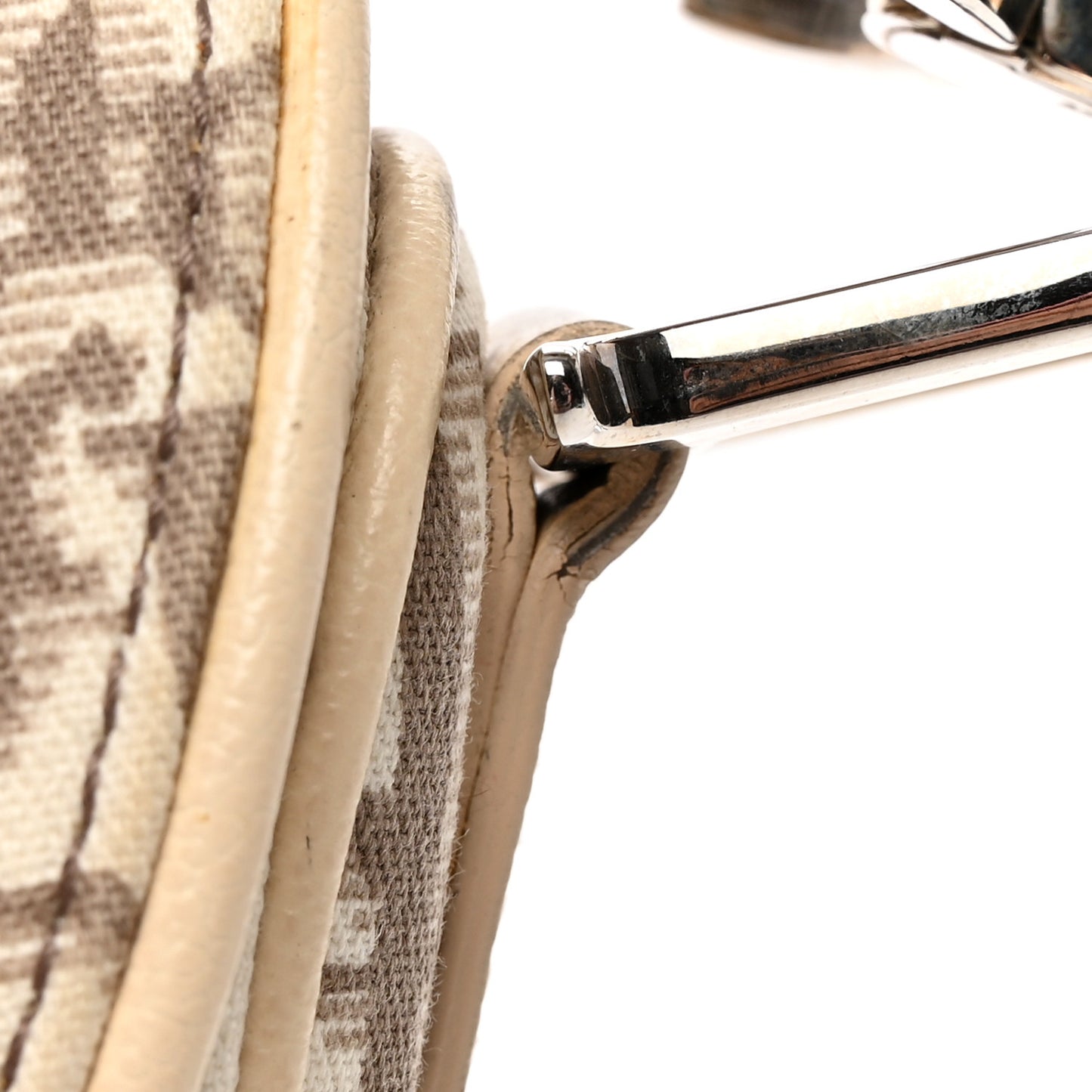 Monogram Vintage Flowers Saddle Bag Beige