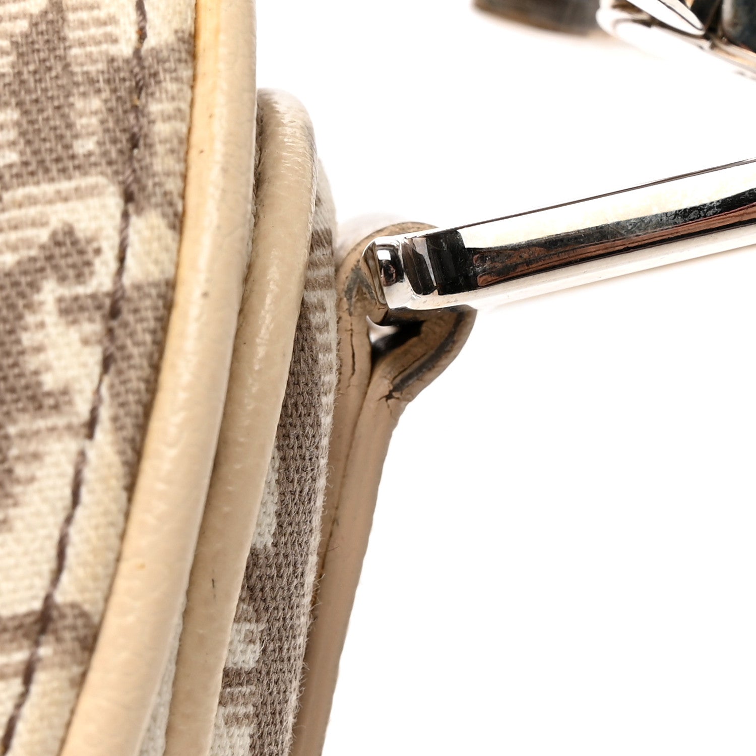 Christian Dior Monogram Vintage Flowers Saddle Bag Beige 21 of 24