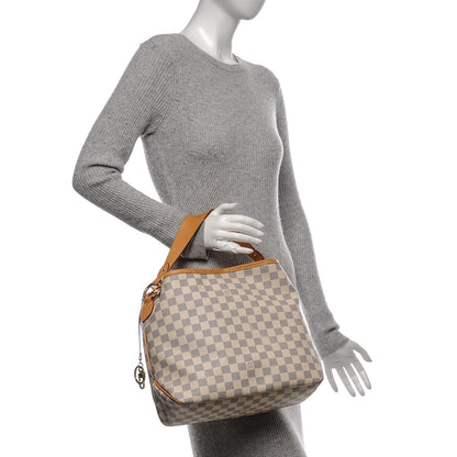 Louis Vuitton Damier Azur Delightful PM Rose Ballerine 2 of 11