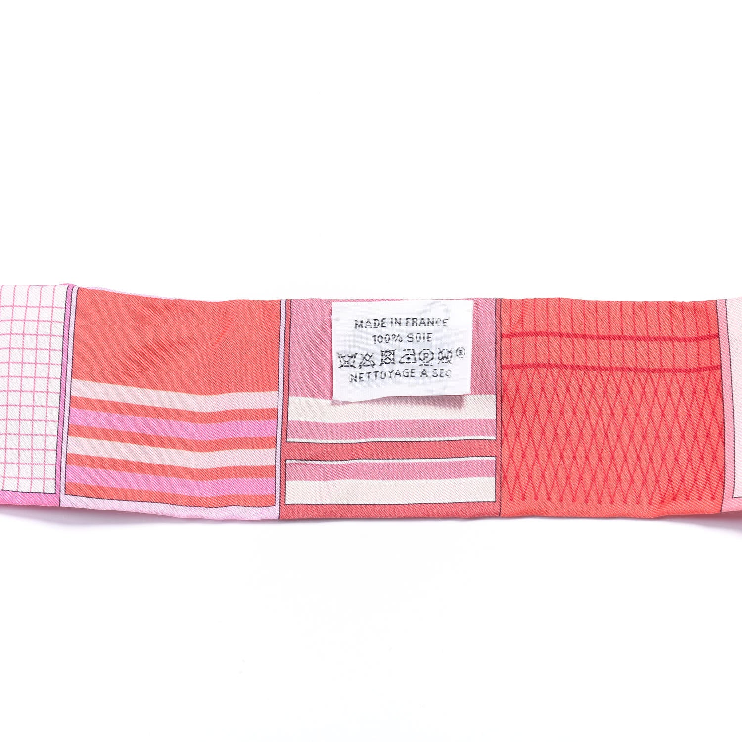 Hermes Silk Couvertures Nouvelles Twilly Rose Grenadine 4 of 4