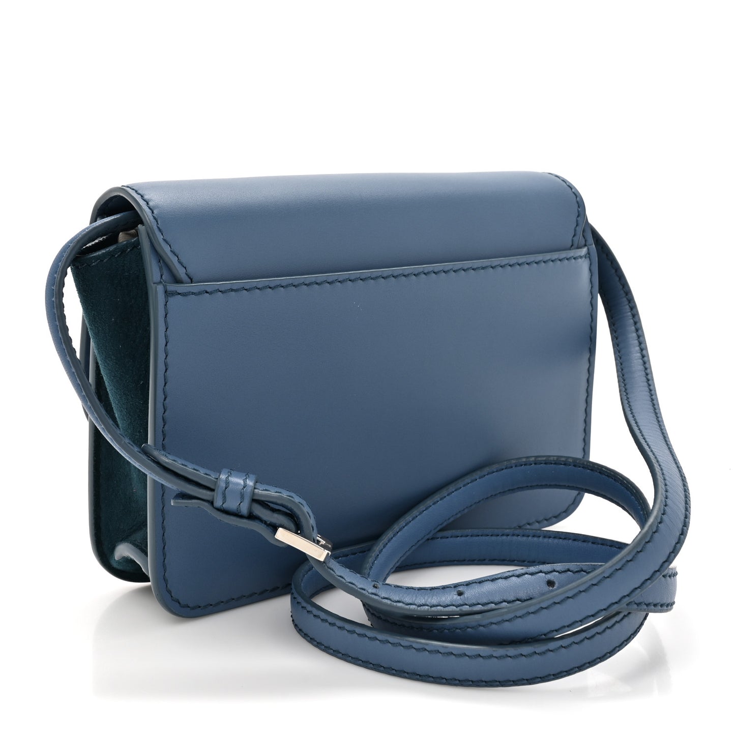 Calfskin Artemis Shoulder Bag Blue