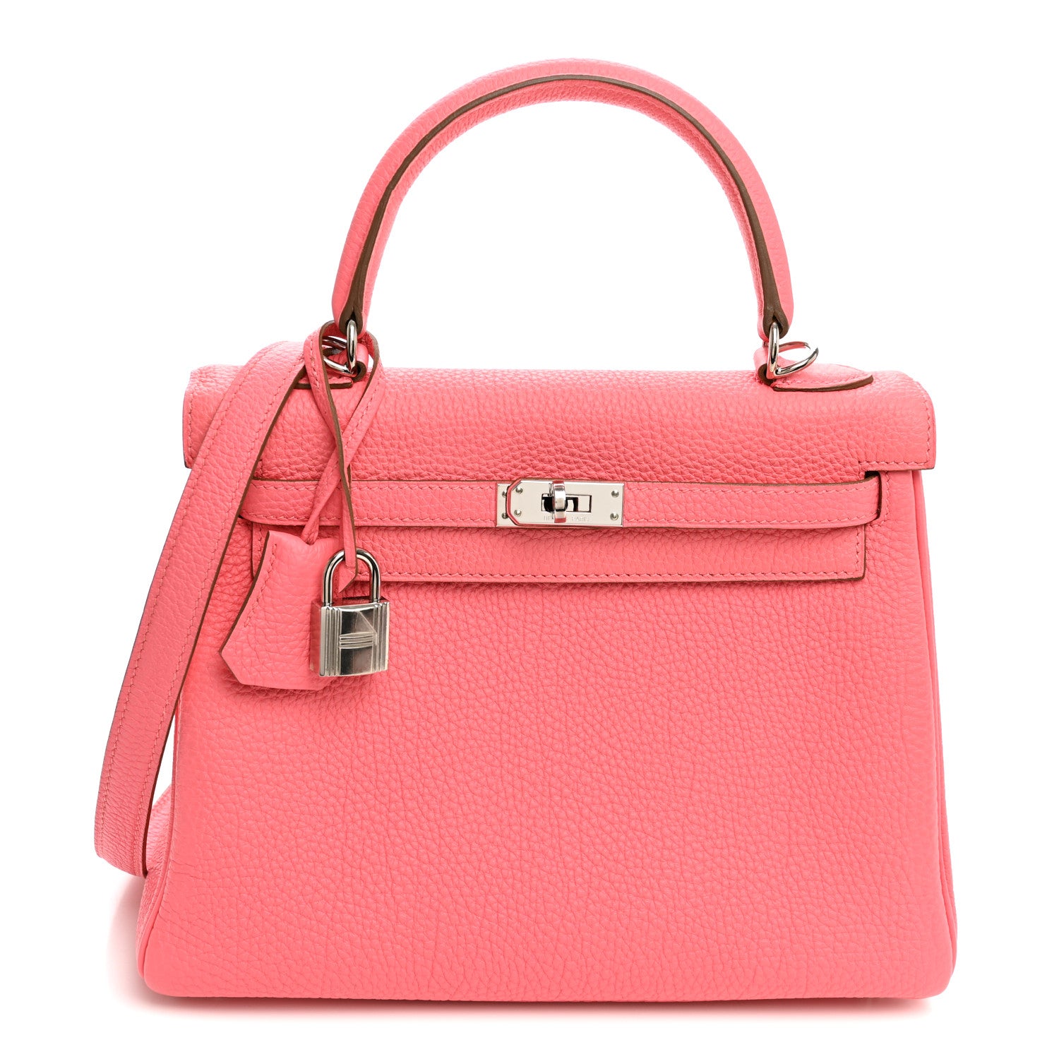 Hermes Togo Kelly Retourne 25 Rose Lipstick 1 of 14