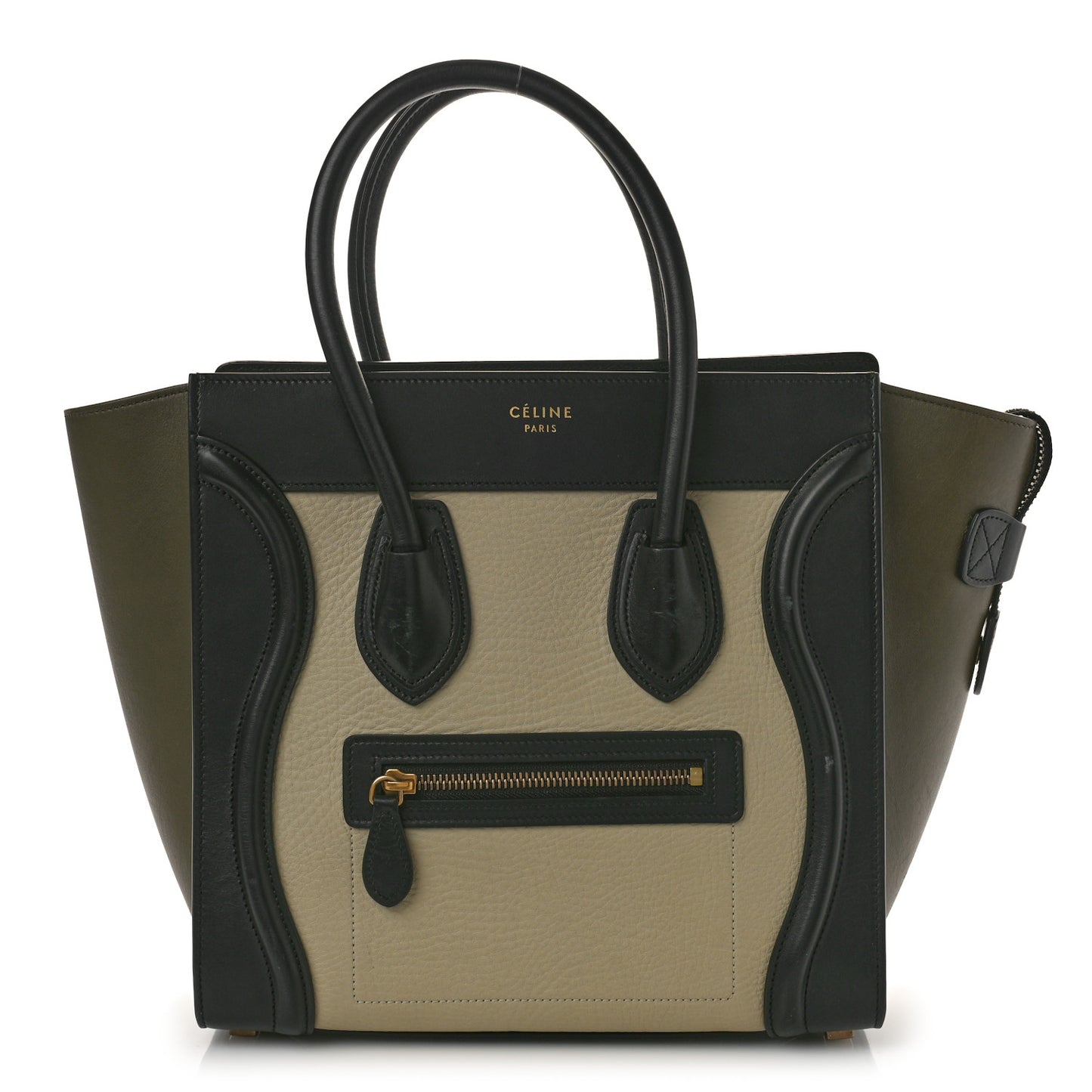 Elephant Calfskin Micro Tri-Color Luggage Chalk