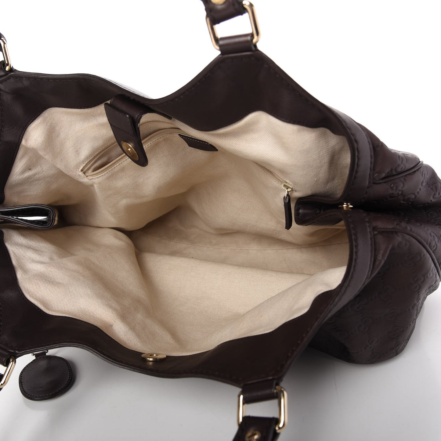 Guccissima Signature Large Sukey Tote Chocolate