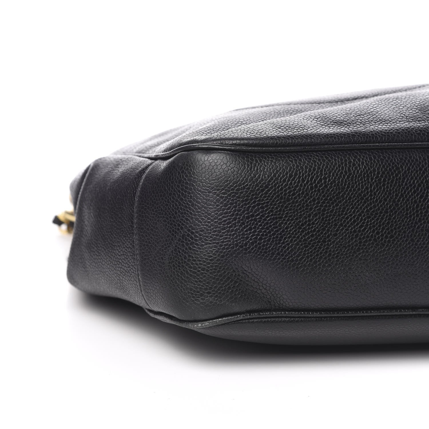Chanel Caviar CC Zip Top Shoulder Bag Black 8 of 11