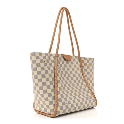 Louis Vuitton Damier Azur Propriano Rose Ballerine 3 of 16