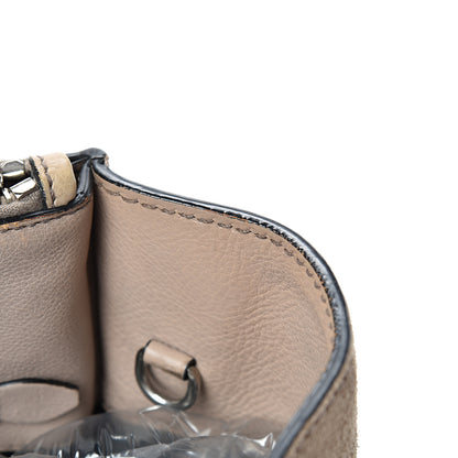 Prada Glace Calf Suede Twin Pocket Tote Pomice 20 of 21