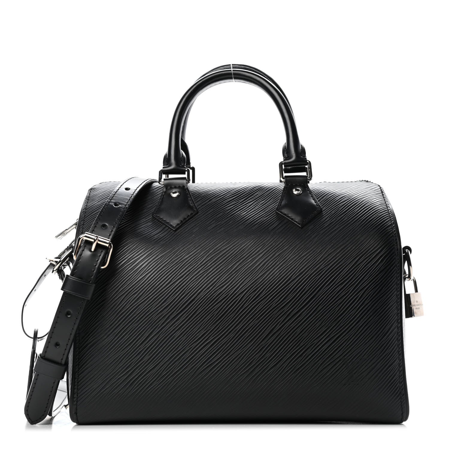 Louis Vuitton Epi Speedy Bandouliere 25 Black 1 of 4