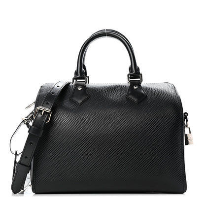 Louis Vuitton Epi Speedy Bandouliere 25 Black 1 of 4