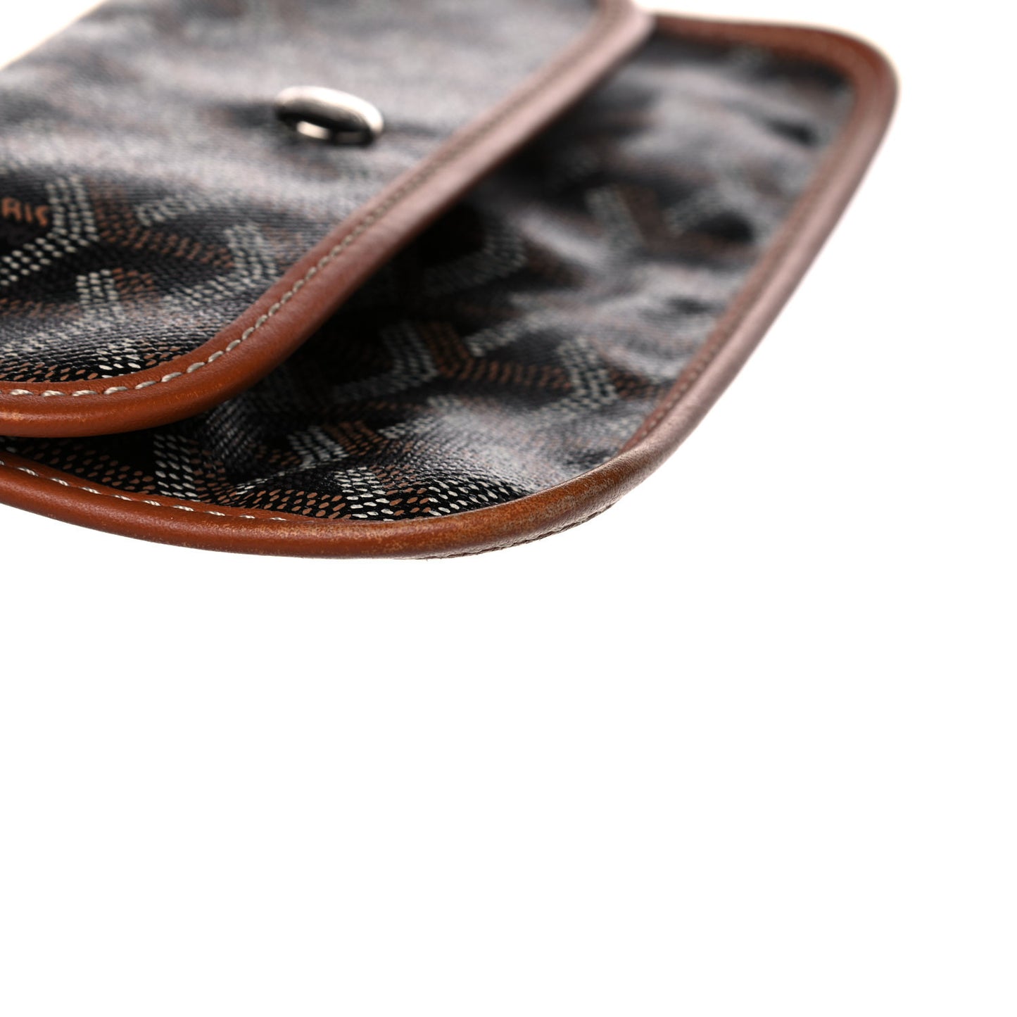 Goyardine Pouch Black Gold