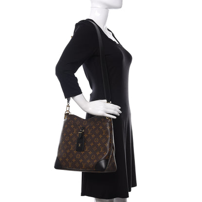 Louis Vuitton Monogram Odeon MM Black 2 of 10