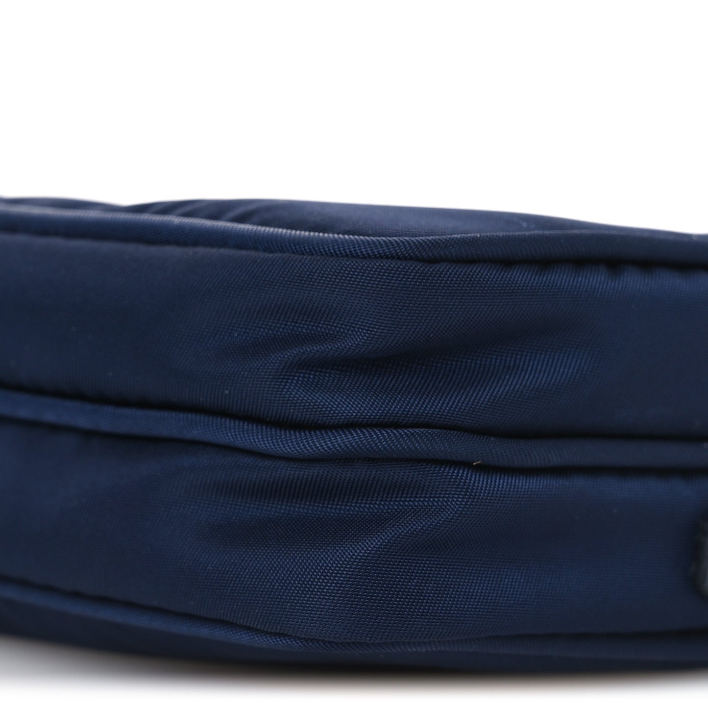 Tessuto Nylon Saffiano Mini Camera Crossbody Royal