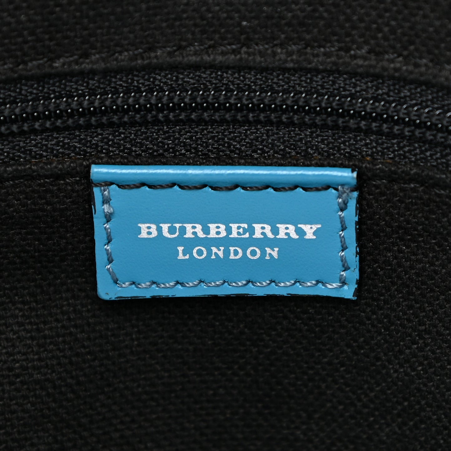 Suede Classic Check Shoulder Bag Blue
