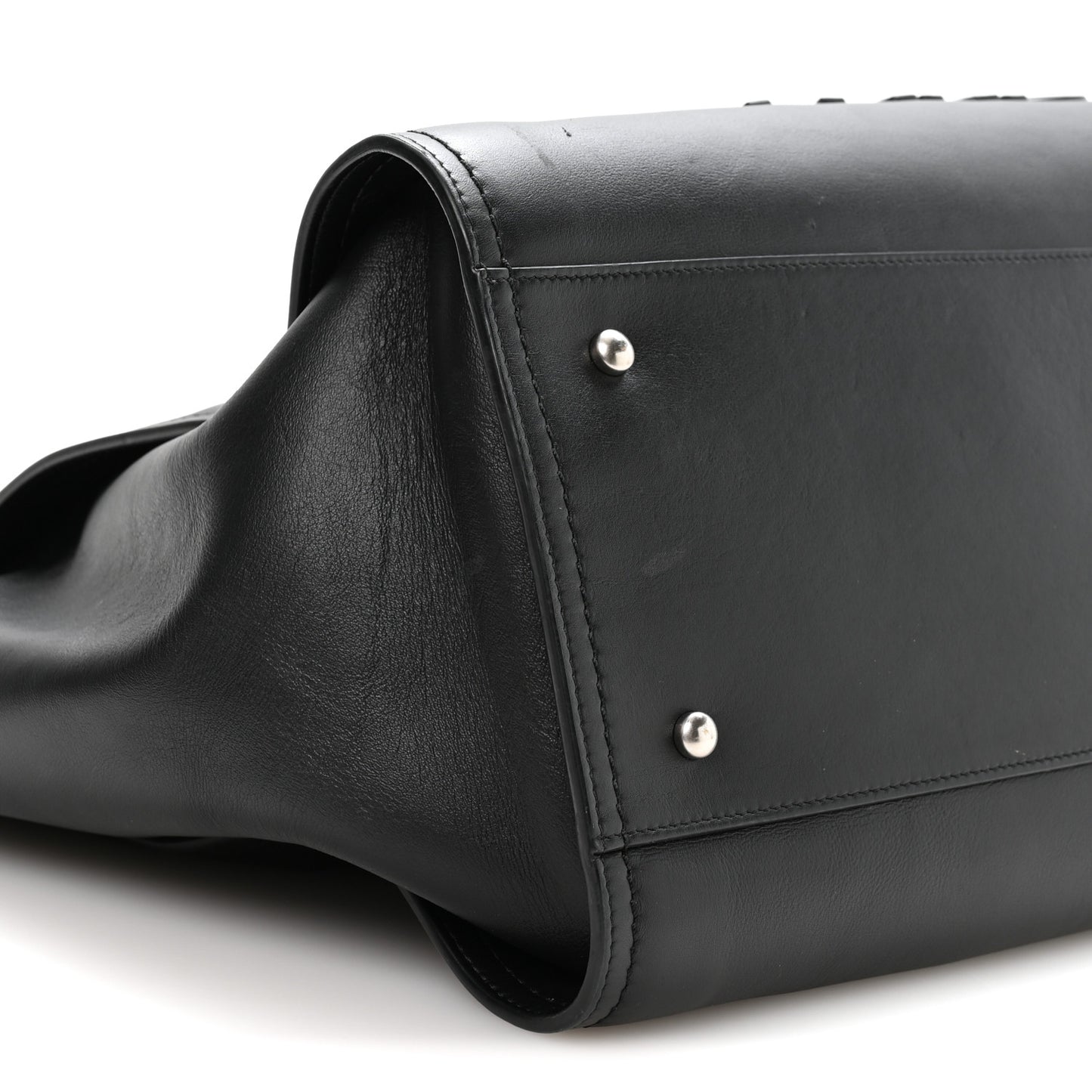 Calfskin Medium Deauville Tote Black