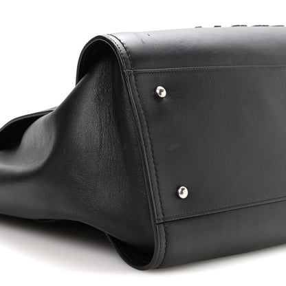 Chanel Calfskin Medium Deauville Tote Black 10 of 12