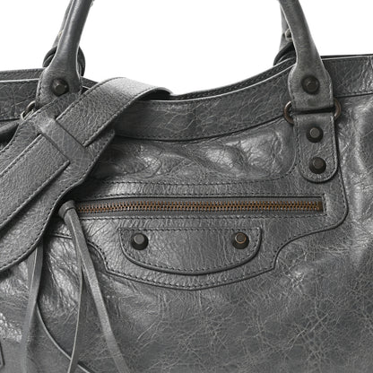 Balenciaga Agneau Classic Hardware City Gris Tarmac 9 of 11