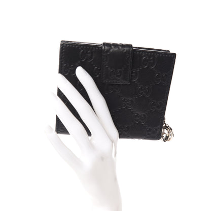 Gucci Guccissima Twins French Wallet Black 2 of 8