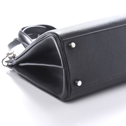 Gucci Grainy Calfskin Small Zumi Top Handle Bag Black 7 of 11