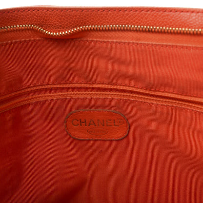 Chanel Caviar CC Tote Orange 8 of 14