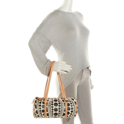 Louis Vuitton Monogram Kusama Pumpkin Dots Papillon 30 White 2 of 7