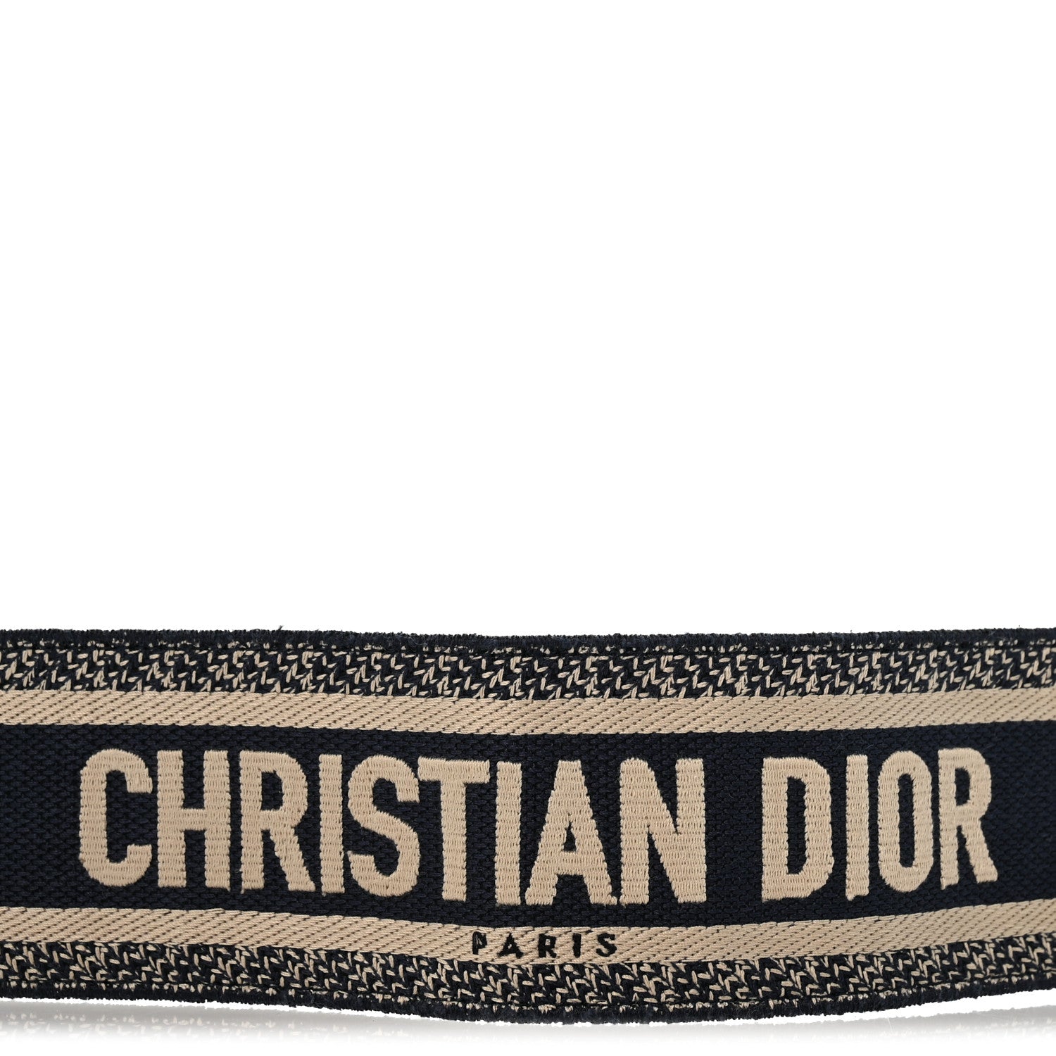 Christian Dior Canvas Embroidered Book Belt M 80 32 Bleu 6 of 6