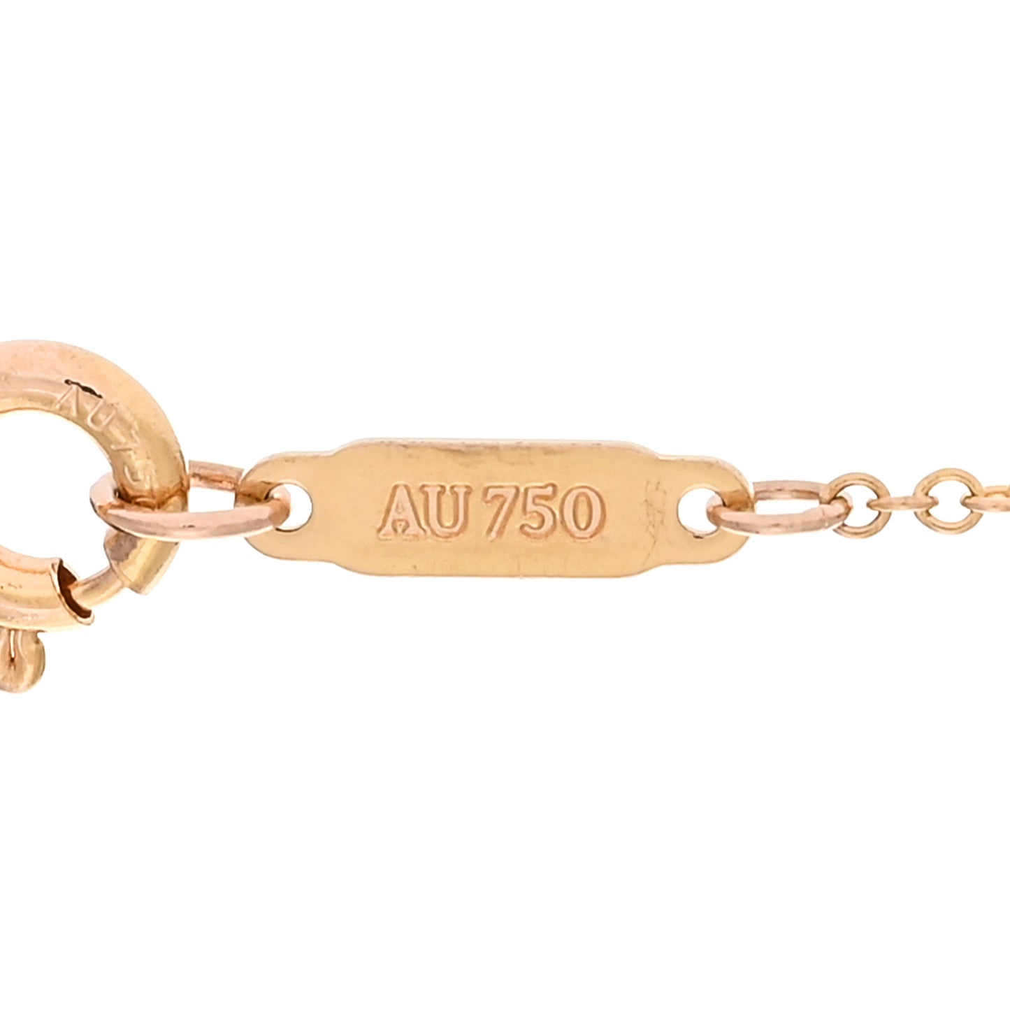18K Rose Gold Diamond Atlas Bar Pendant Necklace