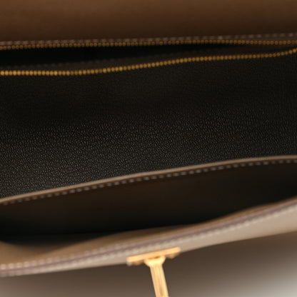 Hermes Epsom Kelly Sellier 25 Etoupe 5 of 11