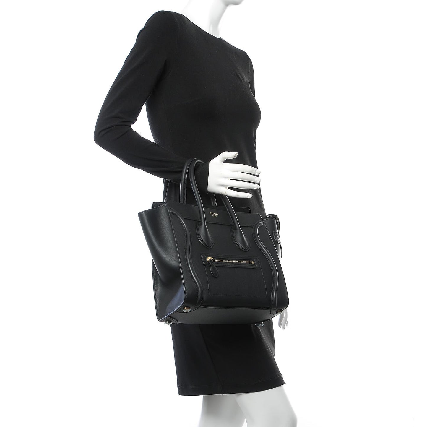 Smooth Calfskin Micro Luggage Black