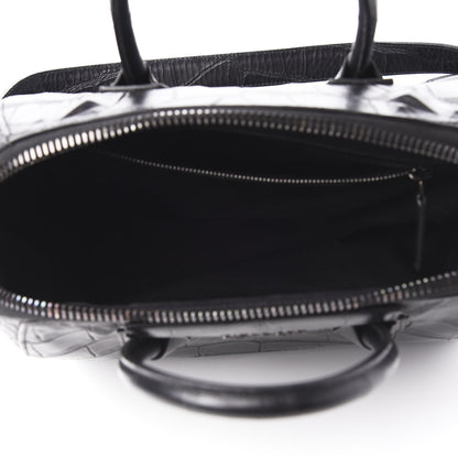 Givenchy Calfskin Crocodile Embossed 3D Stud Medium Antigona Black 5 of 10