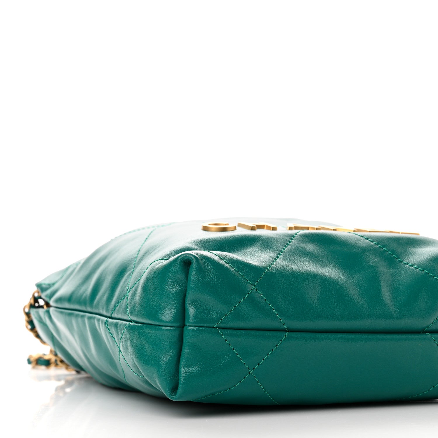 Chanel Shiny Calfskin Quilted Mini Chanel 22 Green 9 of 11