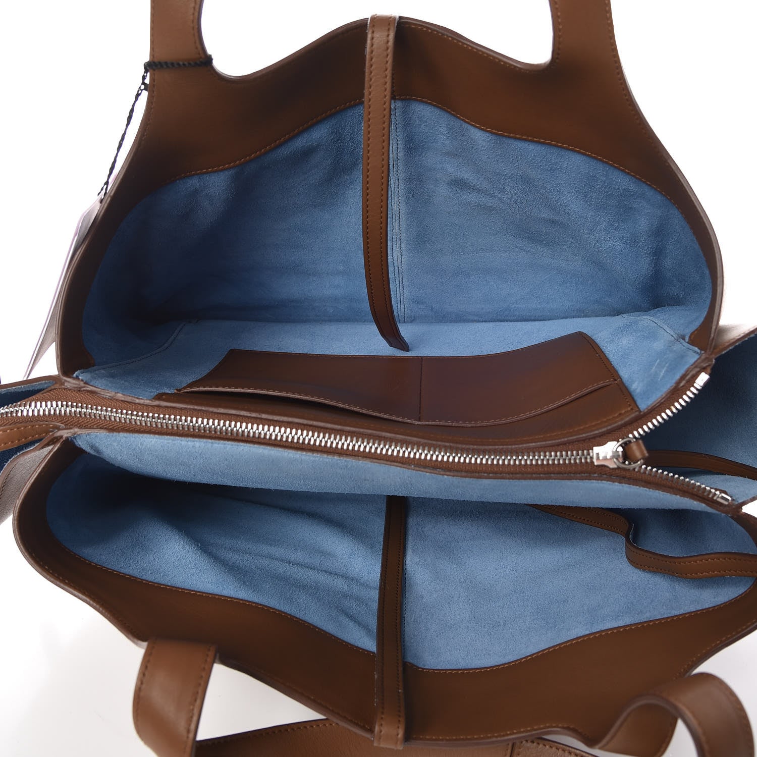 Celine Calfskin Medium Tri-Fold Bag Taupe 5 of 7
