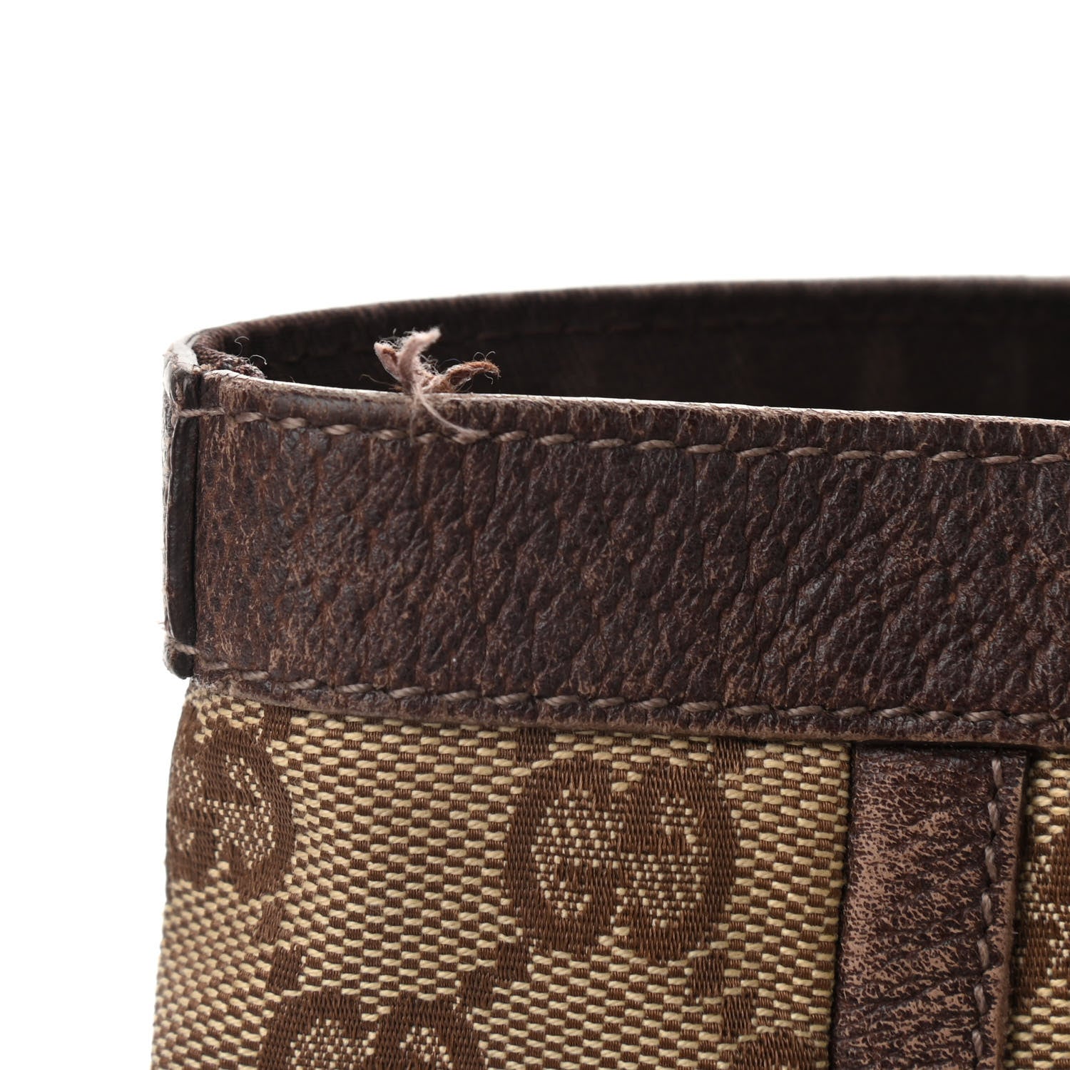 Gucci Monogram Large Abbey Tote Dark Brown 15 of 19