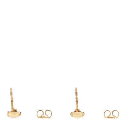 Roberto Coin 18K Yellow Gold Diamond .51ctw Bezel Stud Earrings 3 of 5