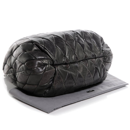 Miu Miu Leather Patch Harlequin Piombo 4 of 8