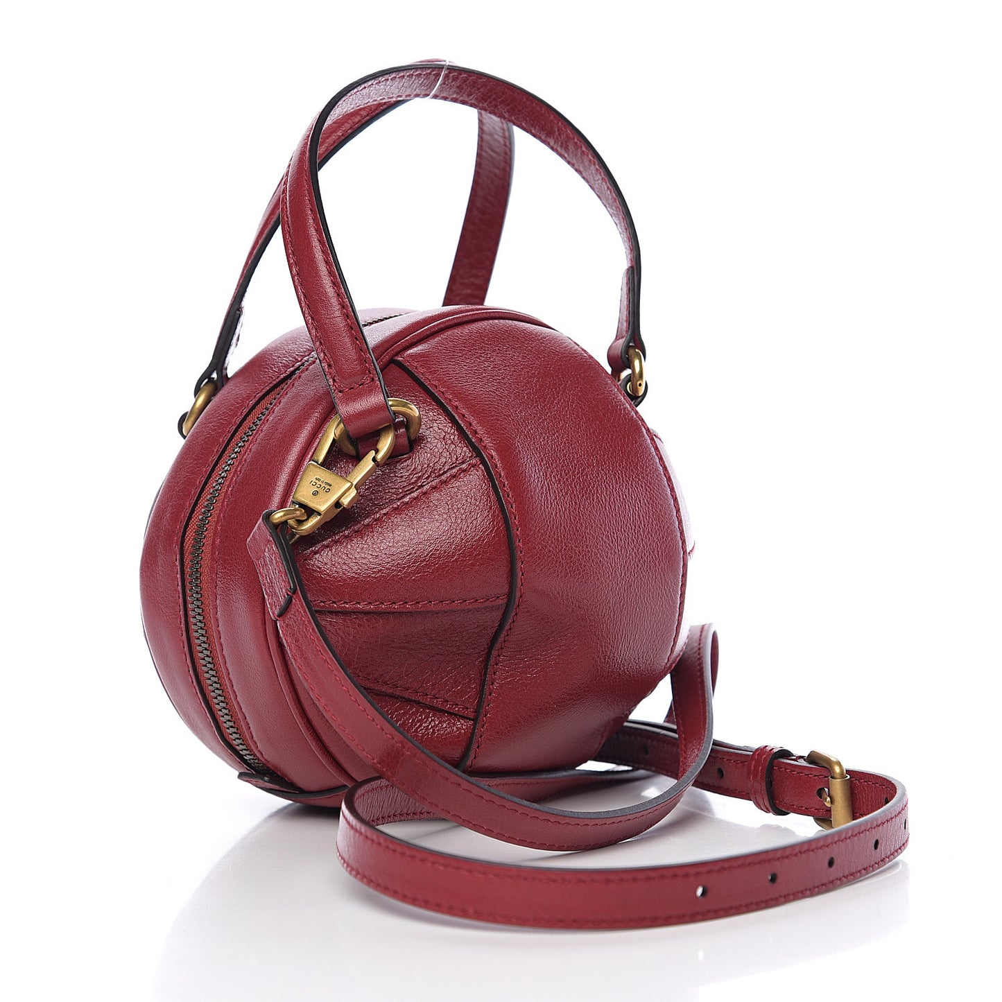 Piuma Lux Energy Mini Tifosa Basketball Shaped Shoulder Bag Romantic Cerise