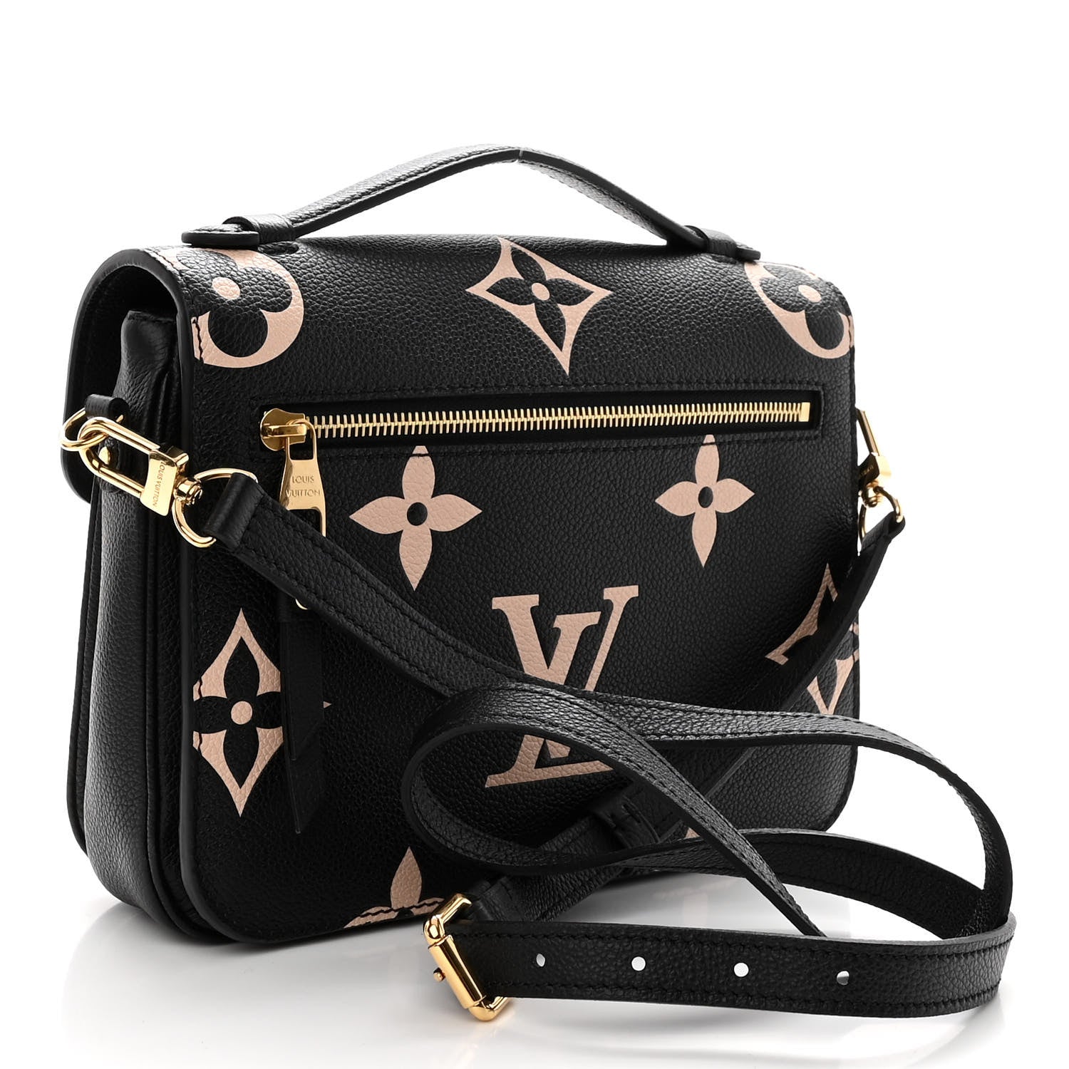 Louis Vuitton Empreinte Monogram Giant Pochette Metis Black Beige 3 of 9