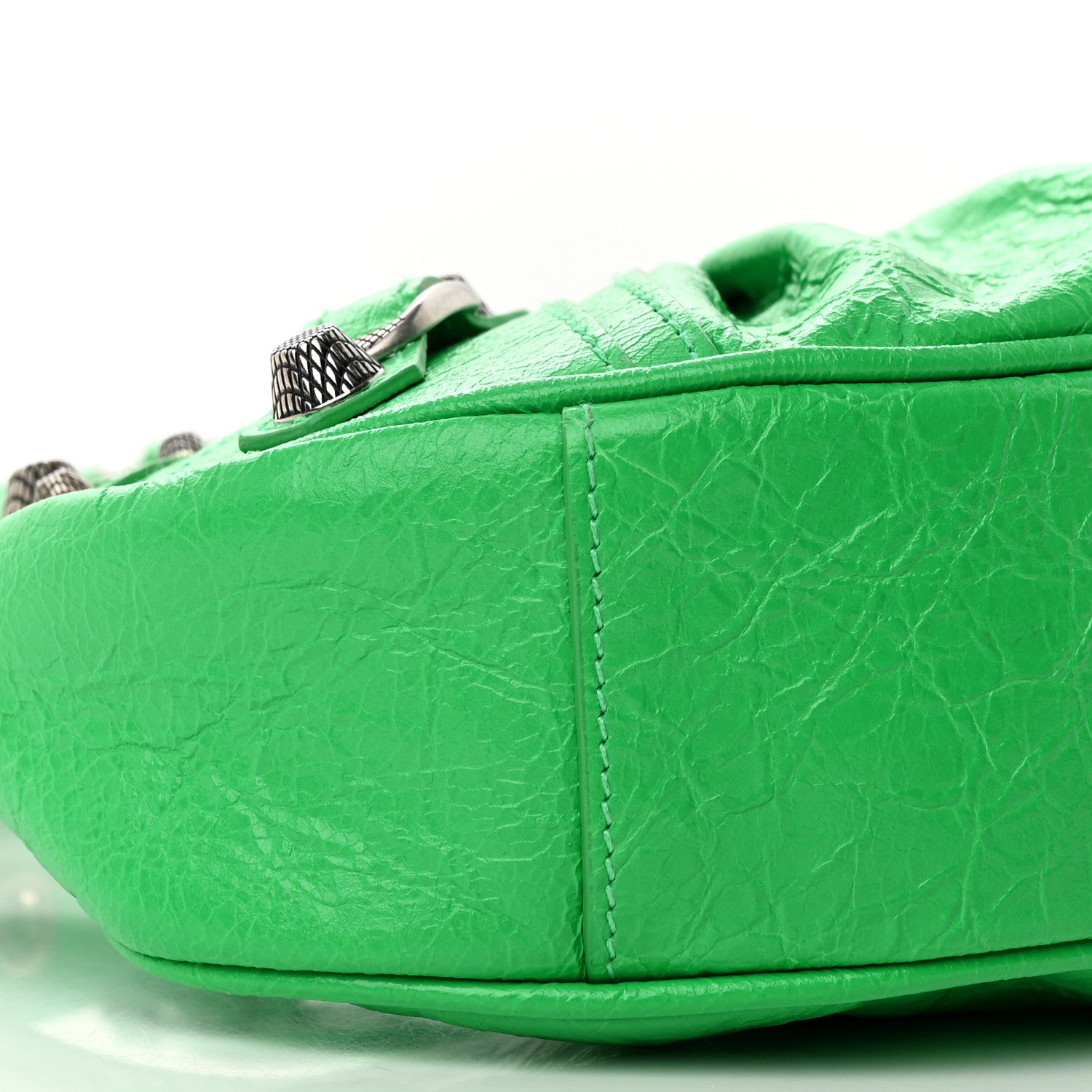 Balenciaga Agneau Arena Le Cagole Shoulder Bag XS Vivid Green 10 of 13
