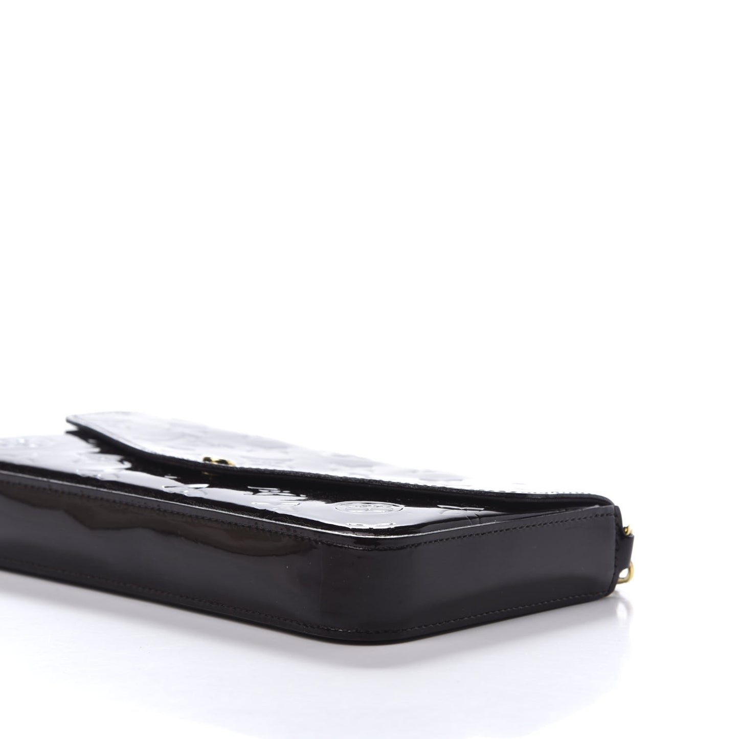 Vernis Pochette Felicie Chain Wallet Amarante