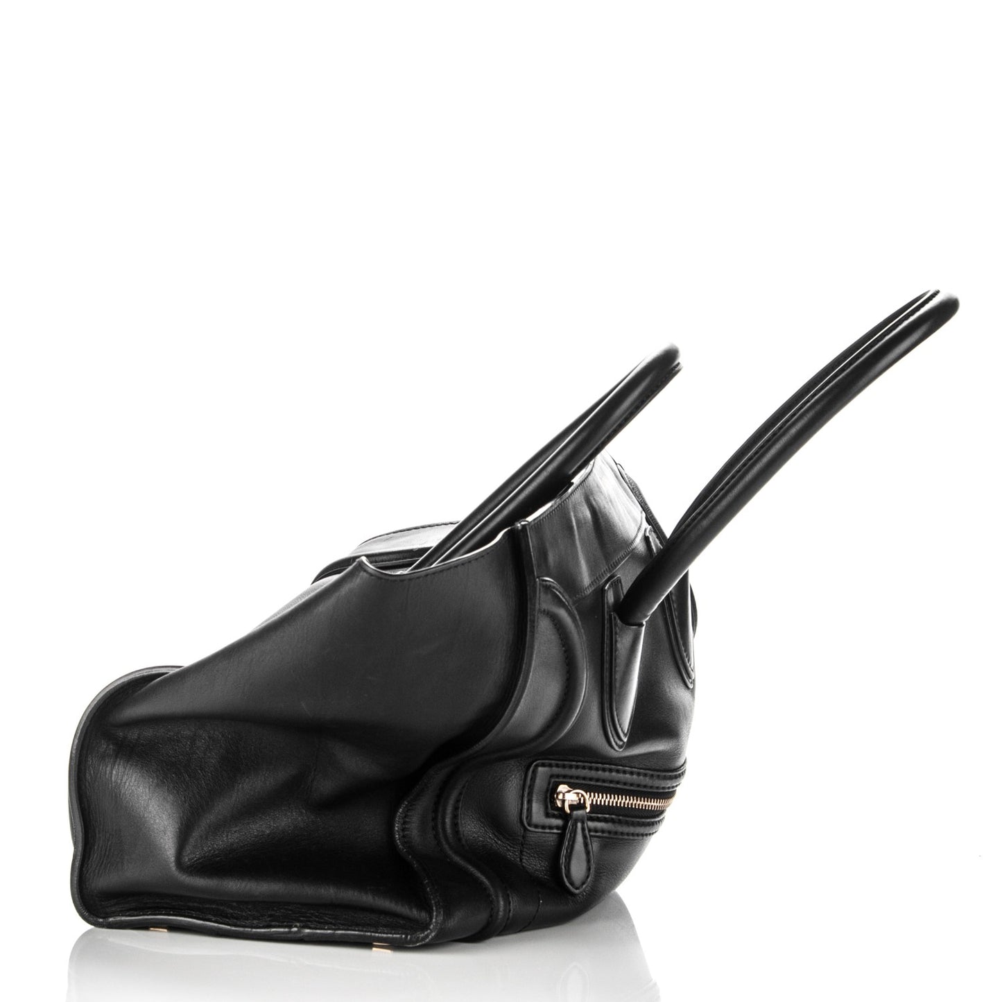 Smooth Calfskin Mini Luggage Black