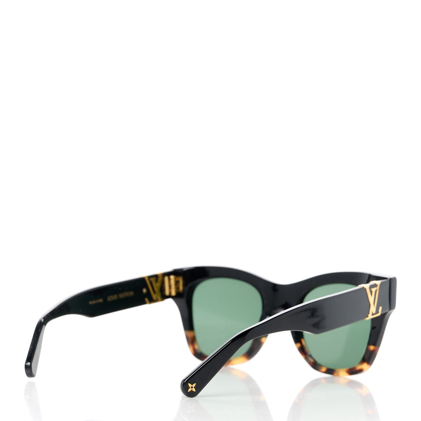 The LV Square Sunglasses Z1510W Black Dark Tortoise