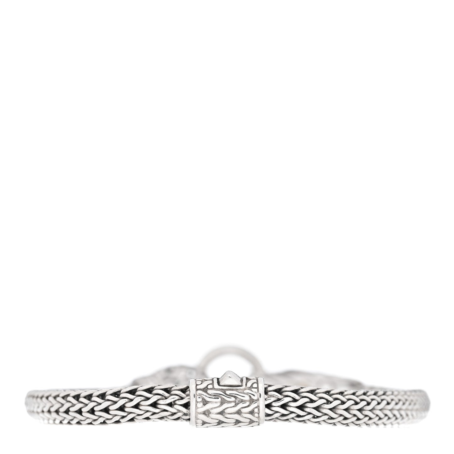 Sterling Silver 18K Yellow Gold 5mm Legends Naga Station Bracelet