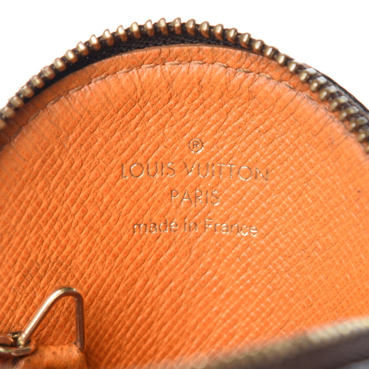 Monogram Groom Round Coin Purse