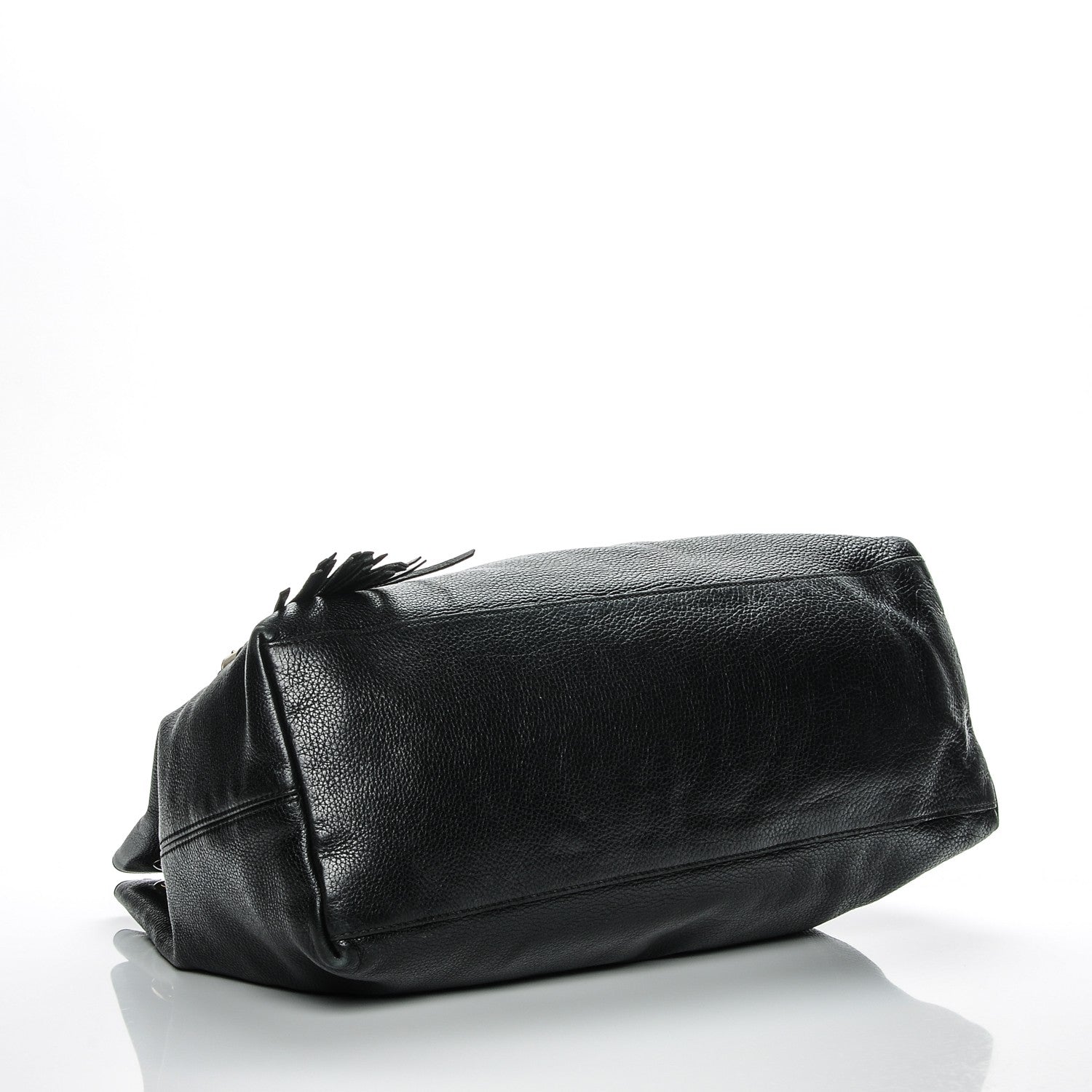 Gucci Pebbled Calfskin Large Soho Chain Shoulder Bag Black 4 of 9